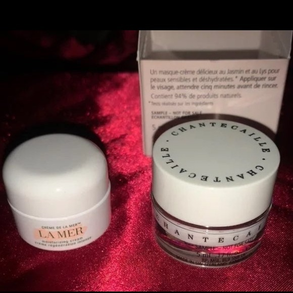 La Mer Skincare La Mer Moisturizing Cream Chantecaille Jasmine And Lily Healing Mask Poshmark